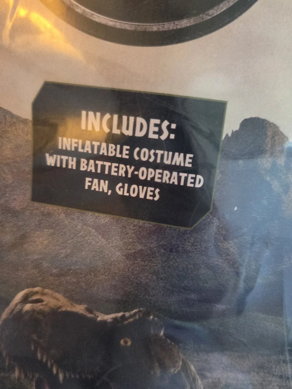 Jurassic World Robies Inflatable T. Rex Child Costume – Olive Green